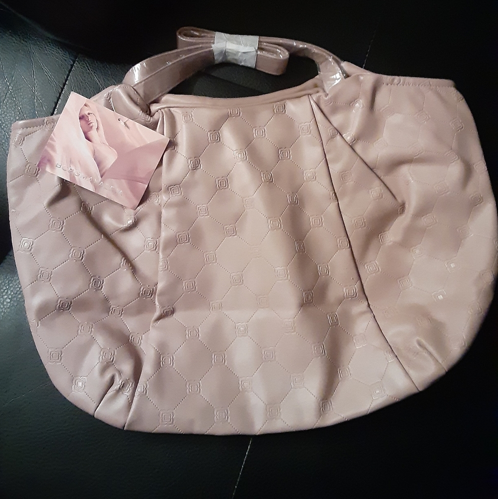 NWT Bobomaxazria Large Pink Tote Bag